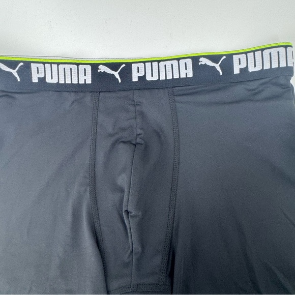 Puma Black Boxer Briefs with Elastic Waistband - Picture 4 of 6
